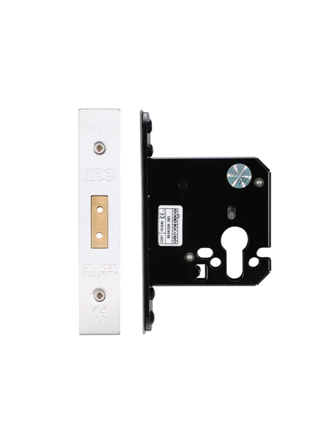 Zoo Hardware Euro Profile Deadlock - Satin Stainless