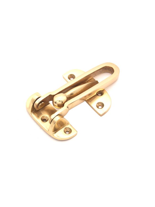 Brass Door Guard 105mm Polished Brass