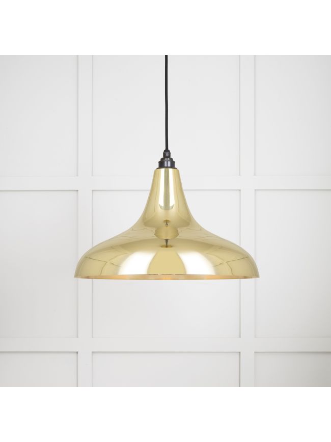 Smooth Brass Frankley Pendant