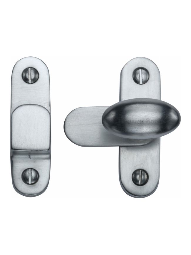 Heritage Brass Showcase Fastener Satin Chrome Finish