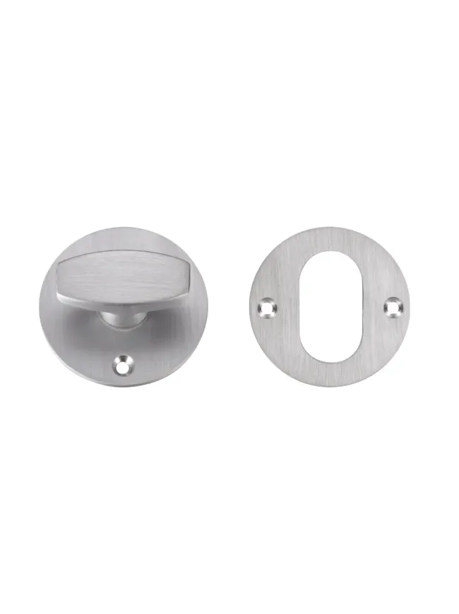 Zoo Hardware Replacement Nightlatch Turn and Escutcheon - 45x2mm Rose - Satin