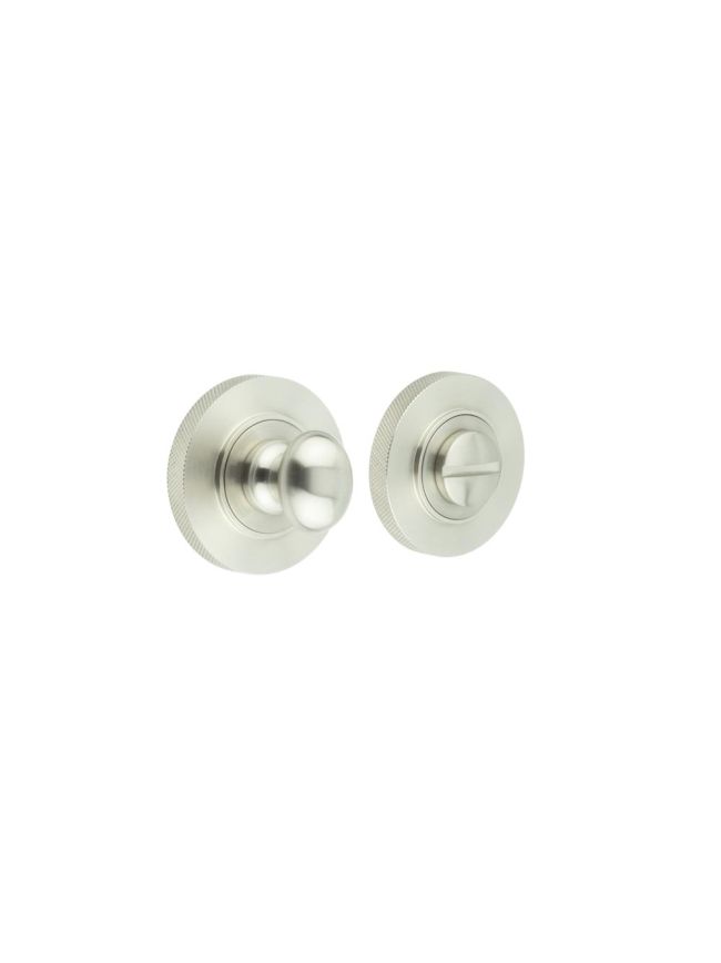 Burlington Turns & Releases Inner 1 Knurled Rose Satin Nickel - By Frelan Hardware - BUR-80SN-55SN