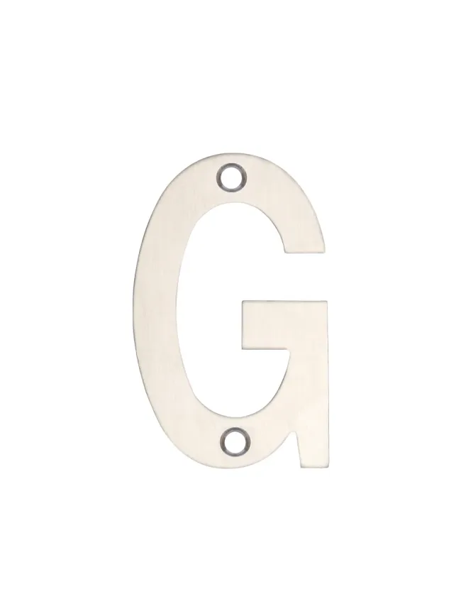 Zoo Hardware Letter - Polished Stainless