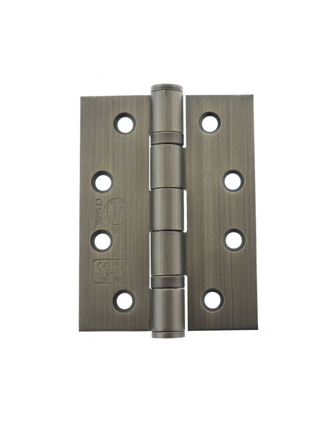 Atlantic Ball Bearing Hinges Grade 13 Fire Rated 4" x 3" x 3mm - Urban Bronze (Pair)
