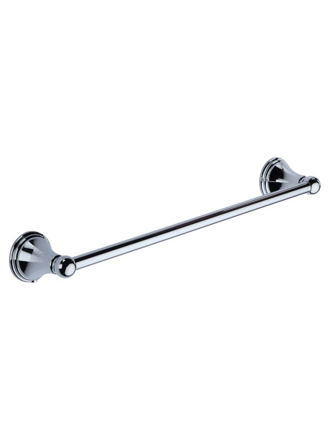 Cambridge 45cm Towel Bar Rail. Wall Mounted for Bathroom and Kitchen. Polished Chrome finish