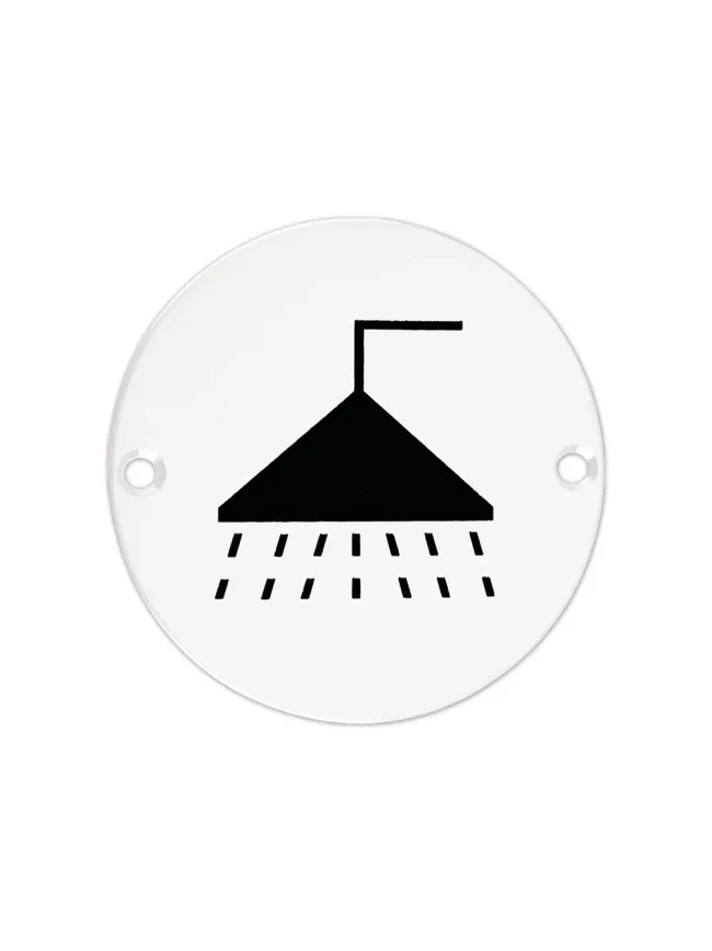Zoo Hardware Shower - 76mm dia - White