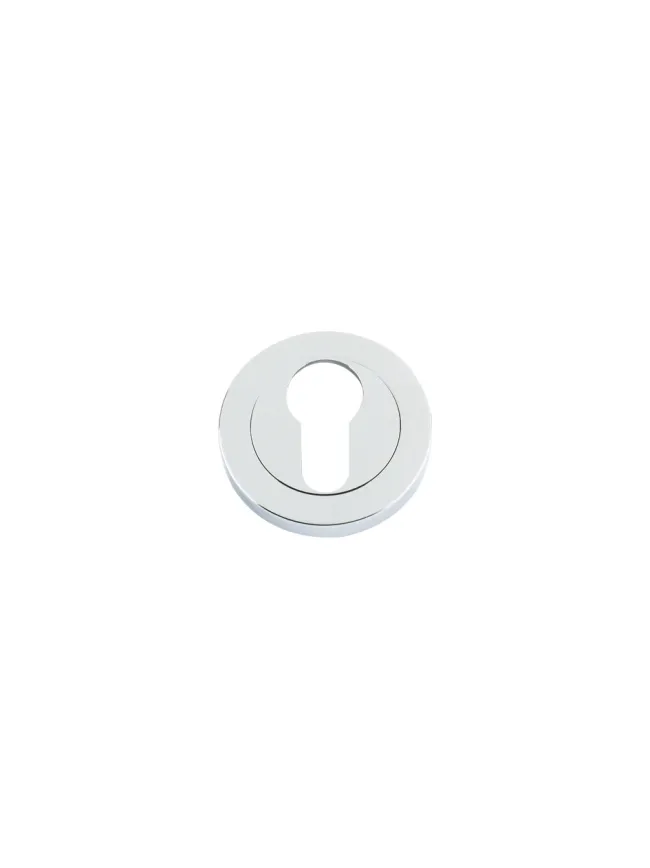 Zoo Hardware Euro profile escutcheon - Polished Chrome