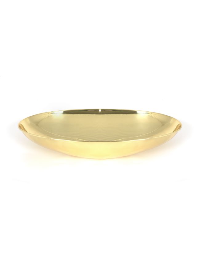 Smooth Brass Oval Sink