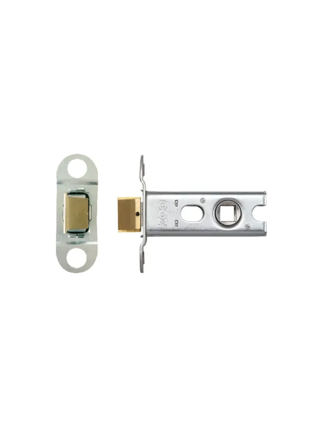 Zoo Hardware Tubular Latch (Knobs) - Architectural 45* Travel 64mm- 1 way action BODIES ONLY - Stainless Steel