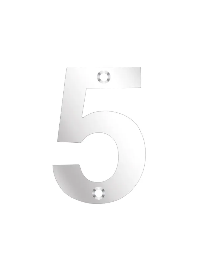 Zoo Hardware Numerals - Stainless Steel