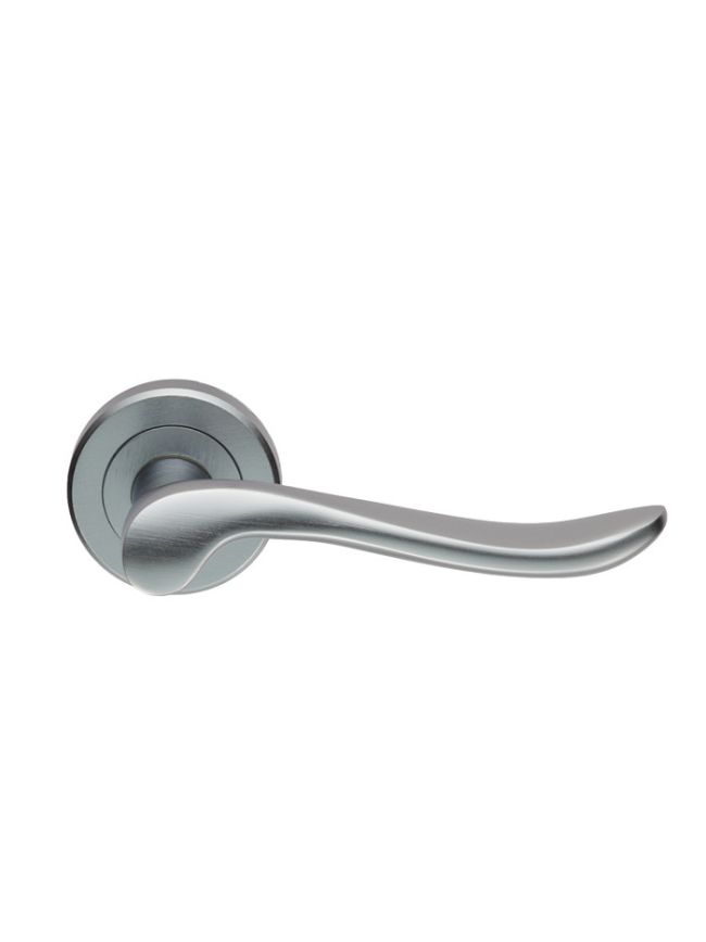 Serozzetta Verdun Lever On Rose - Satin Chrome