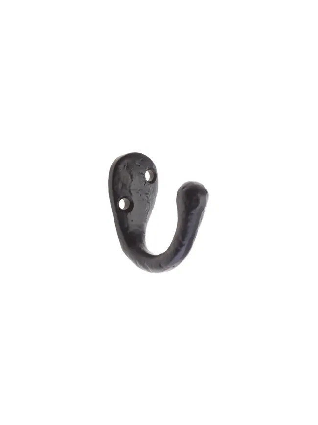 Zoo Hardware Coat Hook - 1.5" - Black