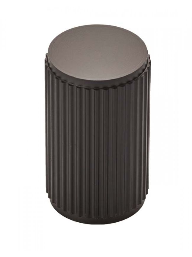 Lines Knob - Matt Black