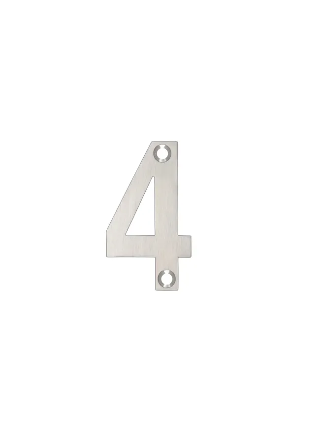 Zoo Hardware Numerals - 50mm - Polished Stainless