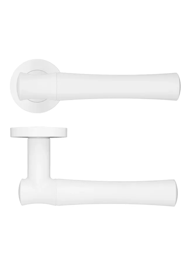 Zoo Hardware Aldo Lever On Round Rose - White