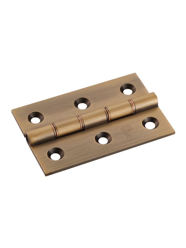 Double Phosphor  Washered Butt Hinge - Antique Brass (Pair)