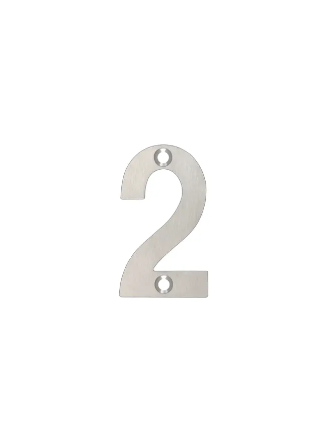 Zoo Hardware Numerals - 50mm - Polished Stainless