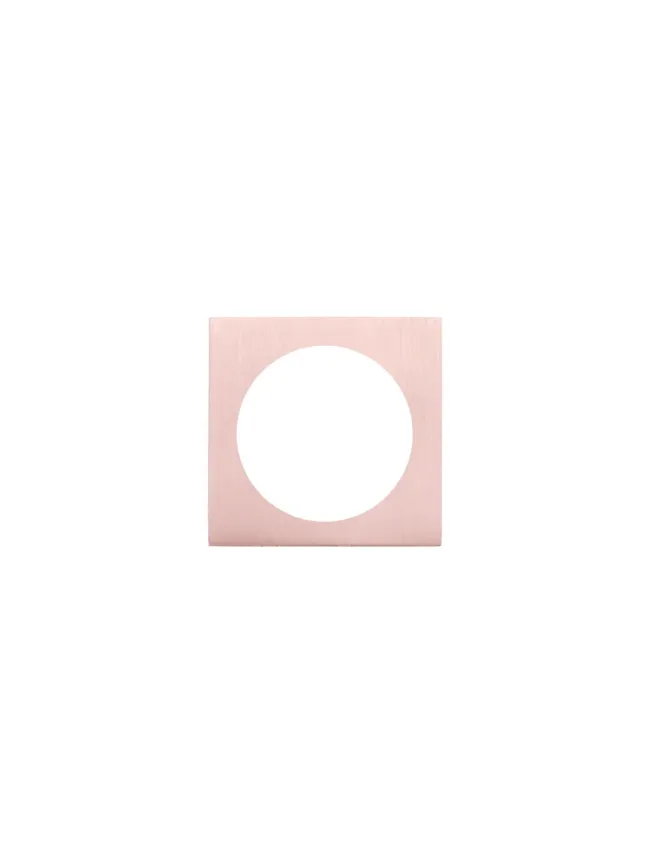 Zoo Hardware Spare square rose (turn & release) - Tuscan Rose Gold