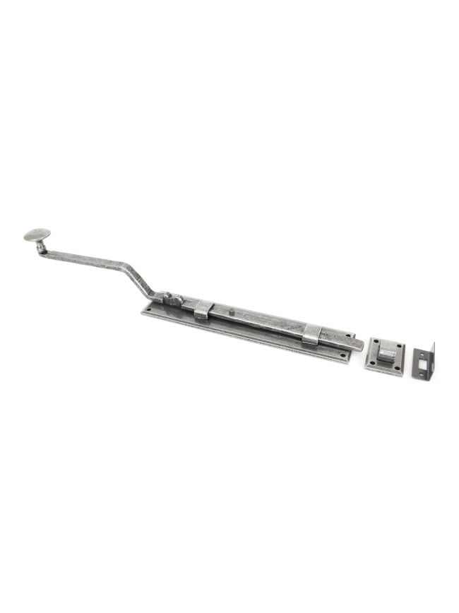 Pewter 10" French Door Bolt
