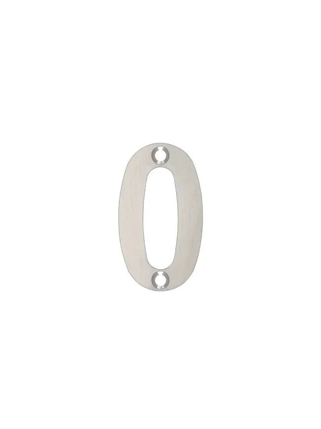Zoo Hardware Numerals - 50mm - Polished Stainless