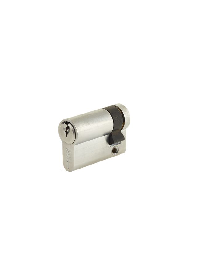 Euro Profile Single Cylinders Keyed Alike 45mm Satin Chrome - By Frelan Hardware - JL-45EPSSC-KA