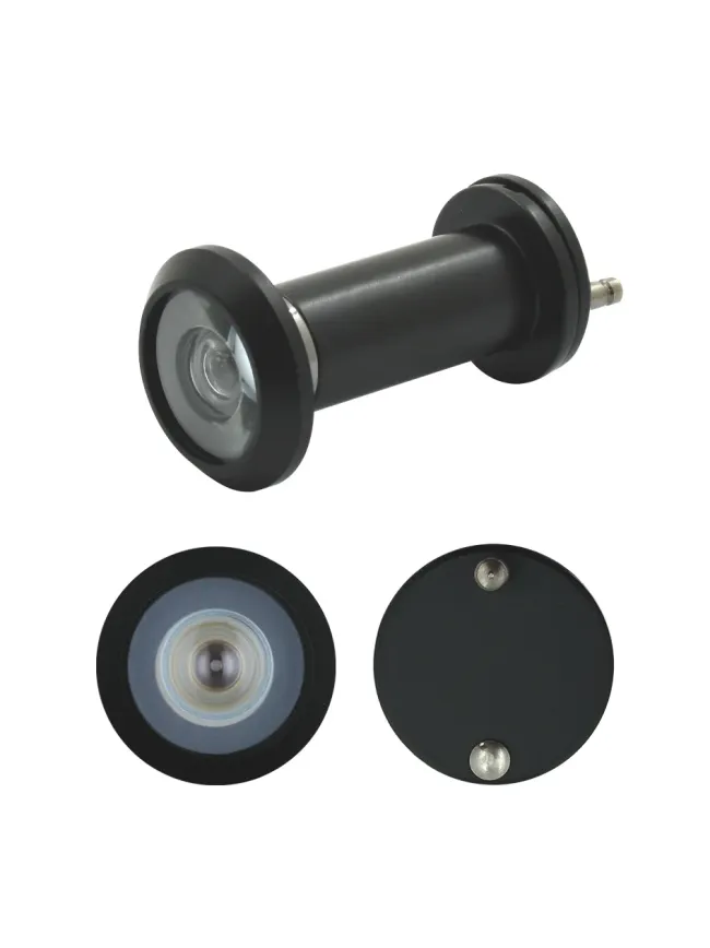 Zoo Hardware Door Viewer with Glass Lens - Matt Black