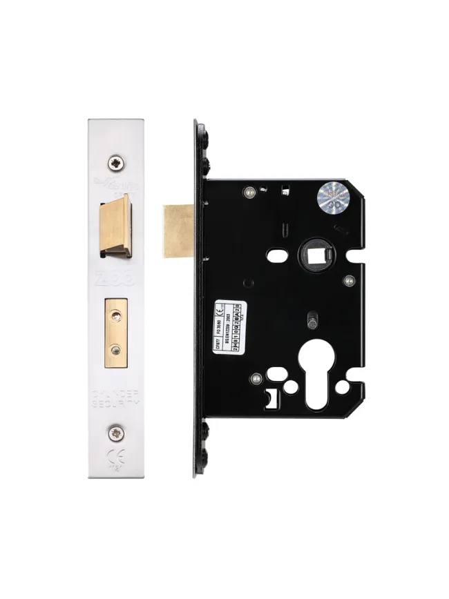 Zoo Hardware Euro Profile Sashlock - Satin Stainless