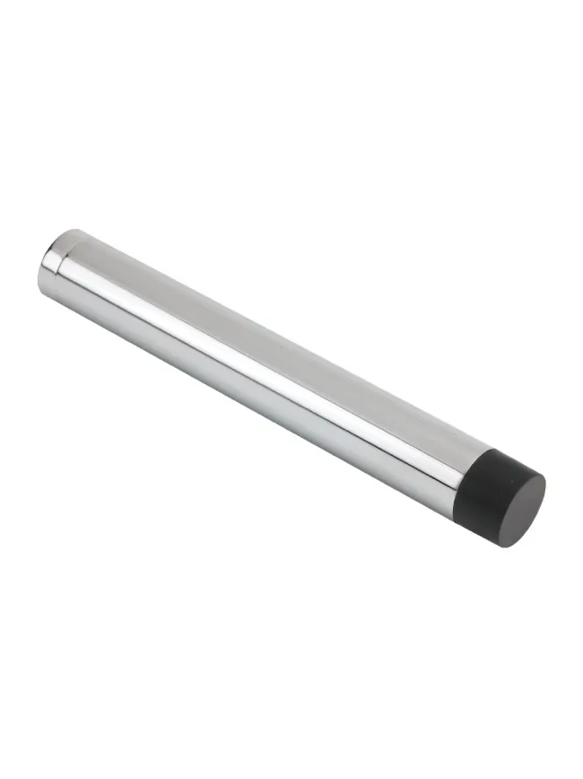 Zoo Hardware Door Stop - Cylinder without Rose 105mm - Polished Chrome