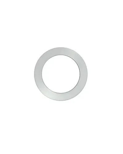 Zoo Hardware Spare screw on rose pack - Satin Chrome