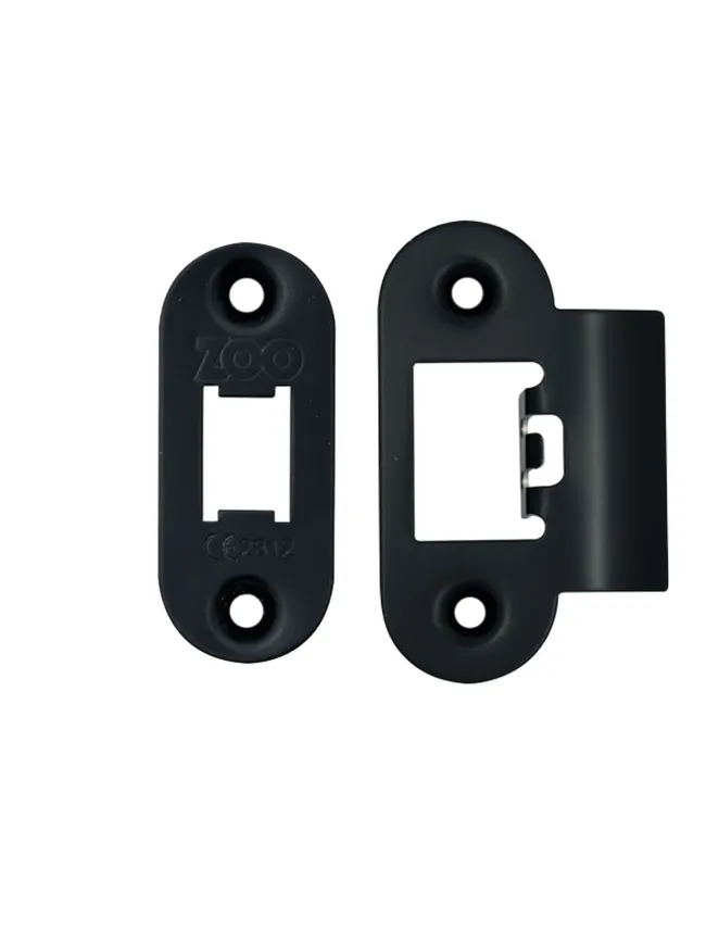Zoo Hardware Spare Radius Acc Pk for Heavy Duty Tubular Latch - Black