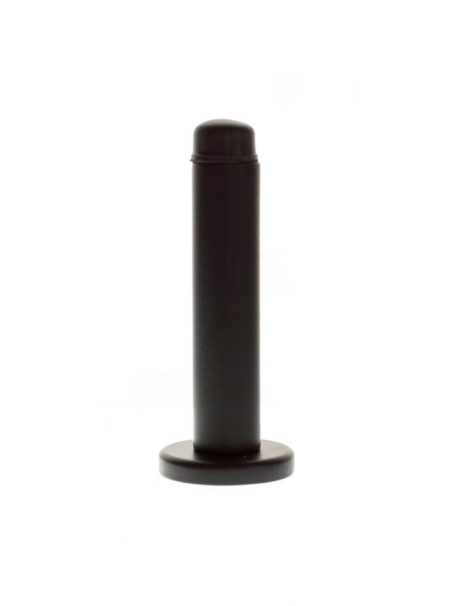 Atlantic Premium Wall Mounted Door Stop on Concealed Fix Rose - Matt Black