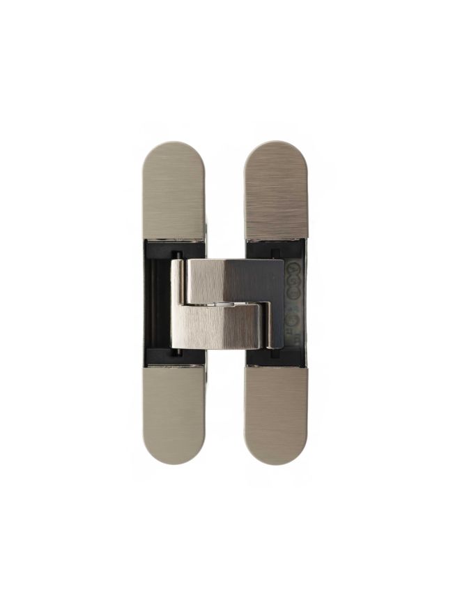 AGB Eclipse Fire Rated Adjustable Concealed Hinge - Satin Nickel (Each)