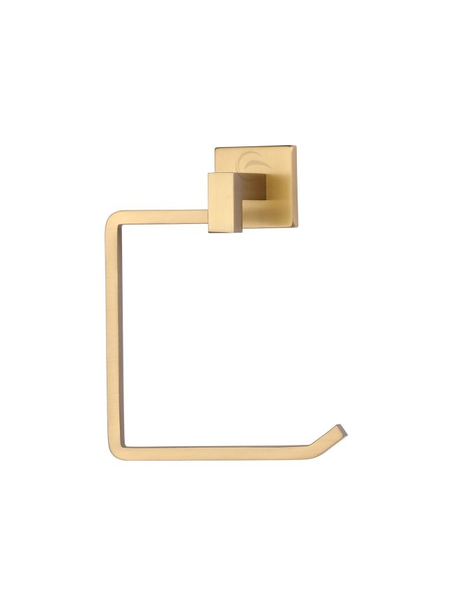 Chelsea Wall Mounted Towel Ring, Towel Holder for Kitchen and Bathroom. Satin Brass finish