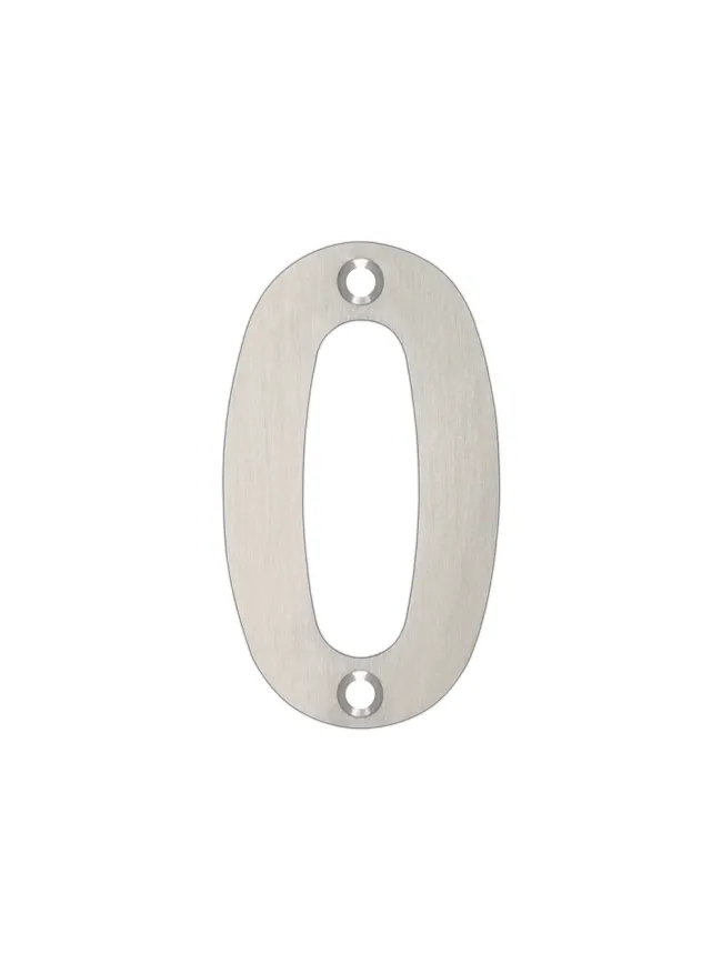 Zoo Hardware Numerals - Polished Stainless