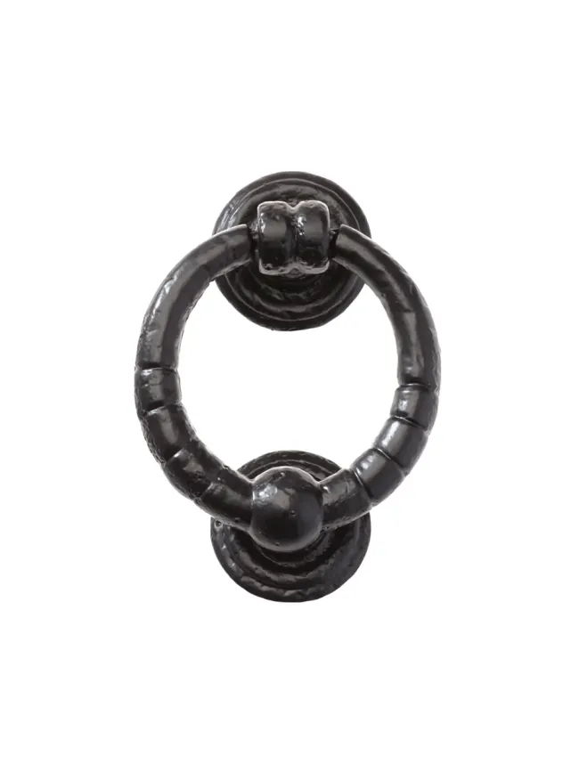 Zoo Hardware Ring Knocker - 5" - Black