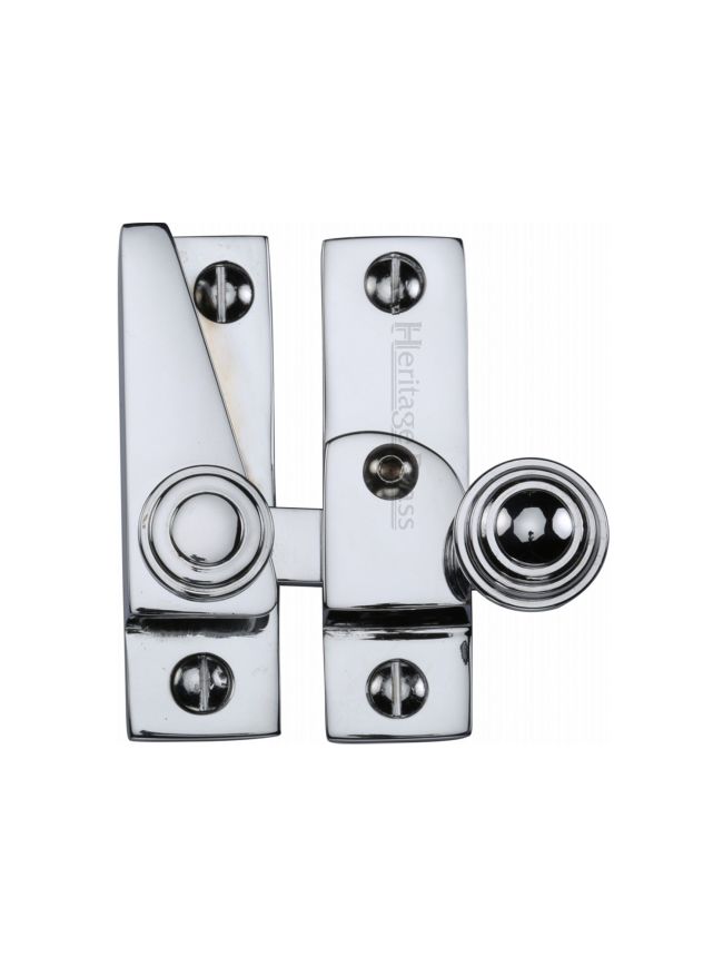 Heritage Brass Sash Fastener Lockable Polished Chrome Finish