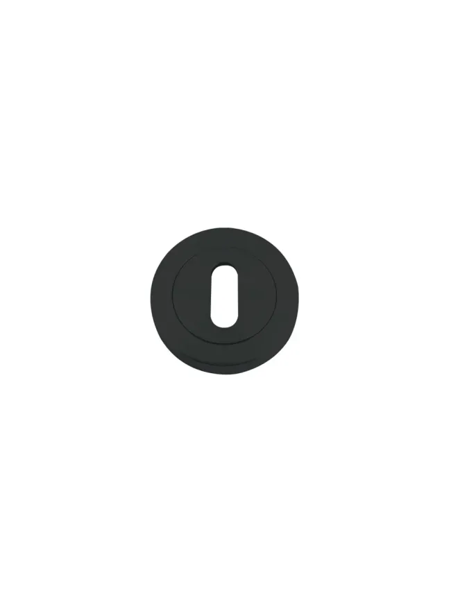 Zoo Hardware Standard profile escutcheon - Oscuro Matt Black