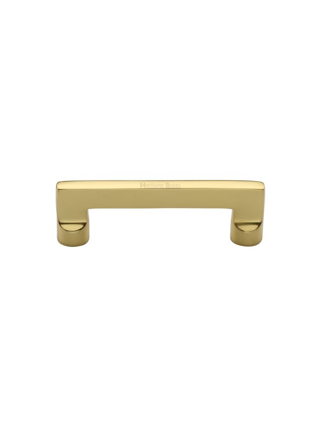 Heritage Brass Cabinet Pull Apollo Design 96mm CTC Polished Brass Finish