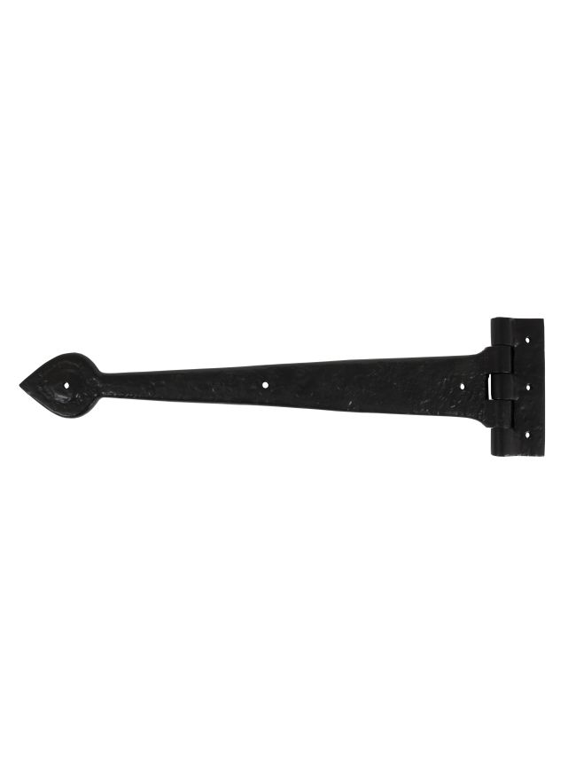 Textured Black 16" Cast T Hinge (pair)