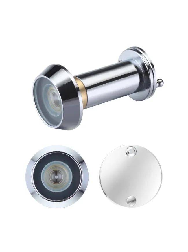 Zoo Hardware Door Viewer with Glass Lens - Polished Chrome