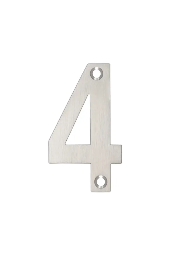 Zoo Hardware Numerals - Polished Stainless