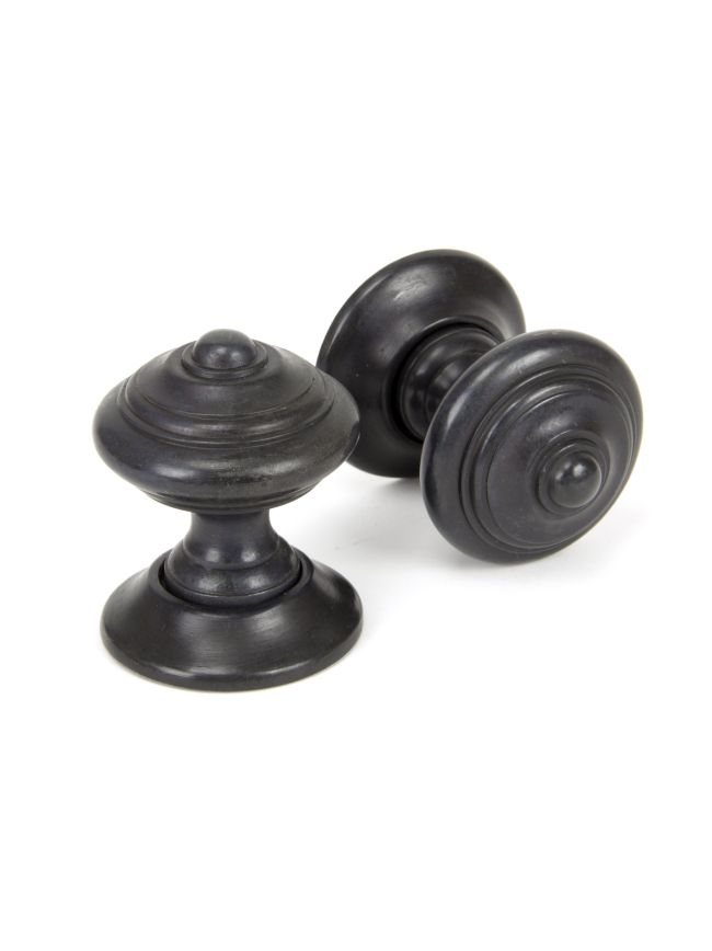 Aged Bronze Elmore Concealed Mortice Knob Set