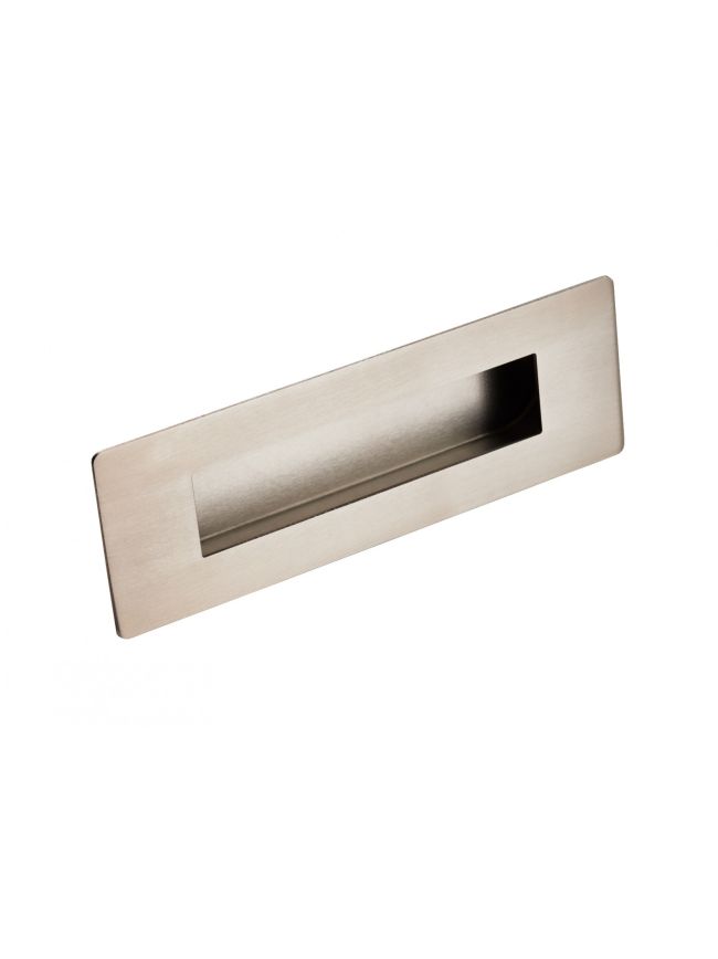 Steelworx Rectangular Flush Pull - Satin Stainless Steel