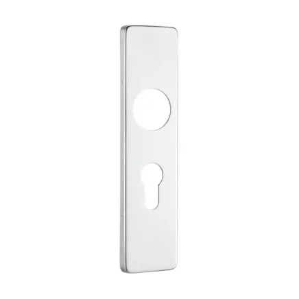 Zoo Hardware Spare Push on Euro Profile Backplate for Aluminium - 47.5mm - Satin