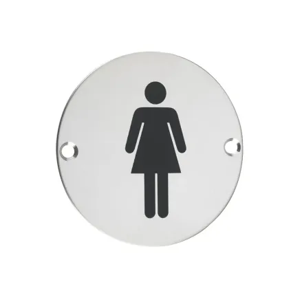 Zoo Hardware Sex Symbol - Female - 76mm dia - Stainless Steel
