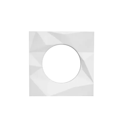 Zoo Hardware Spare Frattura Lever Square Rose Pack - White