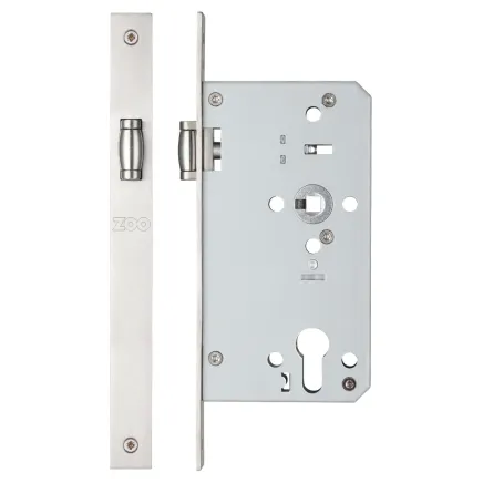 Zoo Hardware Roller din latch - backset 60mm - Satin Stainless