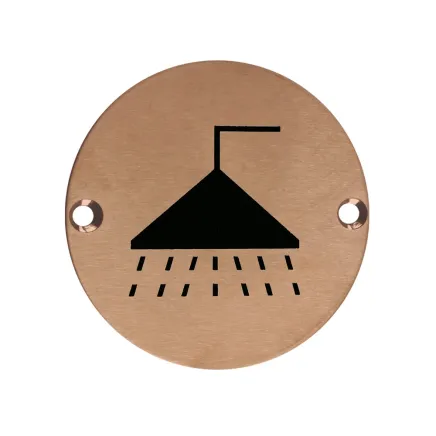 Zoo Hardware Shower - 76mm dia - PVD Bronze