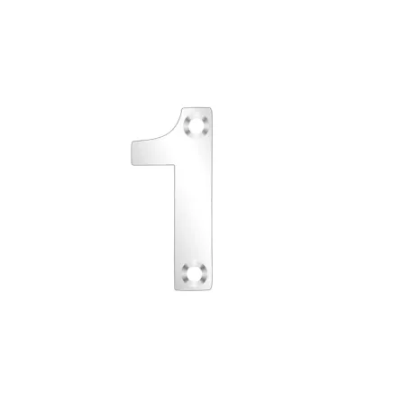 Zoo Hardware Numerals - 50mm - Stainless Steel