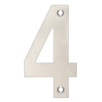 Zoo Hardware Numerals - Satin Stainless